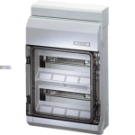 HENSEL 6100599 &mdash; Small Distribution Board KV 9224 Z 2x12 moodulid, IP65, koos Terminals