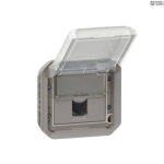 Legrand 069569L &mdash; RJ45 padrun Plexo FTP, Grey, IP55, Cat 6, 42.75 mm