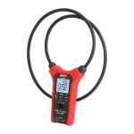 True RMS Flex klamber sensors, maiņstrāva: 10000A; ACV/DCV: 1000V; frekvence: 45-400Hz; elastīgās spoles garums: 1100mm; CAT? 600V, UNI-T, UT281E-