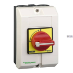 Schneider Electric VCF2GE &mdash; Enclosed Emergency Stop Switch Disconnector TeSys VARIO, 32A, 3P, IP65, 690V AC