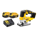 Figūrzāģis DCS334P2 18V, DeWalt, 26-5-DCS334P2