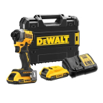 DeWalt DCF850D2T-QW &mdash; 18V harjadeta Compact l&ouml;&ouml;kkruvikeeraja koos 2x2AH akud ja laadija