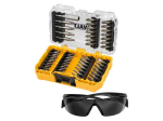 DeWalt DT70703-QZ &mdash; kruvikeeraja otsik komplekt kaitseprillid Tough kohver 47pc DT70703-QZ DeWalt