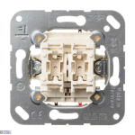 Jung 539VU &mdash; Switch Insert, 2-Gang Blind Push-Button, 1-Pole (1 Motor), ilma Claws, Flush-Mounted