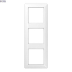 Cover Frame, 3-Gang, White, 80.5 mm x 222.5 mm, IP44, Duroplastic, AS583WW, Jung