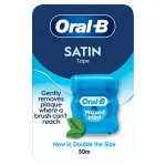 Oral-b Satin Waxed Mint 50 m - Dent&aacute;ln&iacute; voskovan&aacute; nit