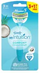 Wilkinson Sword Disposable razor for women My Intuition Comfort Coconut Delight 3 + 1 pc
