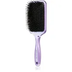 BrushArt Boar Bristle Paddle Hairbrush ( Metalick&aacute; lila ) - Ploch&yacute; kart&aacute;č