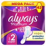 Always Platinum Ultra Super Mega sanitary pads 42 pcs Intiimh&uuml;gieen