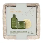 Baylis & Harding Gift set for body care in a basket Ginger, Lime & Basil Leaf 3 pcs