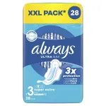 Always Ultra Day Super Extra Quatro sanitary napkins 28 pcs Intiimh&uuml;gieen