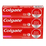 Colgate Whitening toothpaste Max White Expert Original 3 x Hammaste valgendamiseks 75 ml