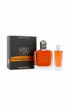 Armani Set Emporio Armani: Stronger With You Intensely, Eau De Parfum, For Men, 100 ml + Stronger With You Intensely, Eau De Parfum, For Men, 100 ml Komplekt