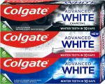 Colgate Advanced Mix Trio Whitening Toothpaste Set 3 x Hammaste valgendamiseks 75 ml