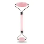 Plumbeauty Facial contour roller - rose quartz (Rose Quartz Facial Roller)
