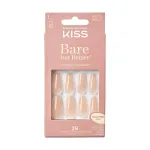 Kiss Adhesive nails Bare but Better Nails - Nude Drama 28 pcs
