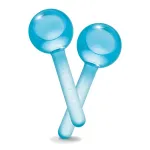 PlumBeauty Glass Cooling Facial Globes - Skleněn&eacute; chladic&iacute; koule na obličej