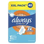 Always Ultra Day Normal Quatro sanitary napkins 40 pcs Intiimh&uuml;gieen