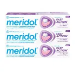 Meridol Fast Action Toothpaste 3 x