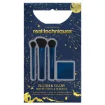 Real Techniques Blush & Glow Brush and Mirror Komplekt