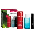 Clarins Set Clarins: Total Eye, Lift, Day, Eye Serum, 15 ml + Instant Eye, Makeup Remover Lotion, 30 ml + Wonder Volume, Volumising, Mascara, Black, 3 ml *Miniature