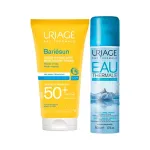Uriage Bari&eacute;sun Moisturising Cream SPF 50+ + Eau Thermale Thermal Water 2 x