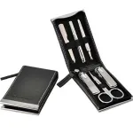 Three Seven Manicure set Black - 6 tools Manik&uuml;&uuml;riks