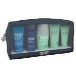 Biotherm Set Biotherm: Homme, Shaving Foam, 50 ml + Aquapower, Eliminates Impurities, Cleansing Gel, For Face, 40 ml + Aquafitness, Shower Gel, 40 ml + Aquapower, Cooling, Fresh, Deodorant Roll-On, For Men, 75 ml + Aquapower, Moisturising, Mornings,  ...
