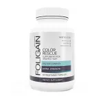 Foligain Color Rescue Supplement For Graying Hair against graying hair 60 tablets.