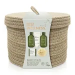 Baylis & Harding Body care gift set in a basket Ginger, Lime & Basil 5 pcs