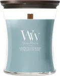 WoodWick Scented candle vase medium Cedarwood & Ocean Moss