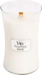 WoodWick White Teak L&otilde;hnak&uuml;&uuml;nal 610 ml