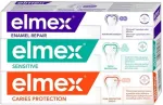 Elmex Mix Trio toothpaste set 3 x 75 ml
