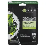 Garnier Skin Naturals AHA + BHA Charcoal Mattifying Serum Mask 1 ml