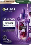 Garnier Skin Naturals Pro-Retinol Smoothing Serum Mask 22 ml