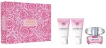 Versace Bright Crystal Eau De Toilette 50 ml Edt 50ml + Body Lotion 50 ml + Shower Gel 50 ml Komplekt