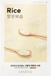 Missha Rice Airy Fit Sheet Mask - Zjemňuj&iacute;c&iacute; pleťov&aacute; maska 19 ml