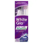White Glo 2 in 1 with Mouthwash 100 ml