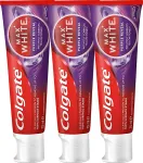 Colgate Toothpaste Max White Purple Trio 3 x 75 ml