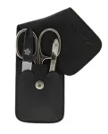 Pfeilring Solingen Manicure travel set 3 pieces black Manik&uuml;&uuml;riks