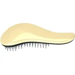 Dtangler Hair brush with Gold handle
