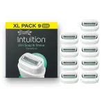 Wilkinson Sword Intuition 2v1 Soap and Shave Sensitive ( 9 ks ) - N&aacute;hradn&iacute; hlavice