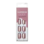 Kiss Self-adhesive nails imPRESS Color Paralyzed Pink 30 pcs