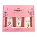 Accentra bath set DR. FINLAY`S in a gift box rose and orange blossom, shower gel 240ml, body lotion 190ml, hand and nail cream