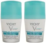 Vichy 48H Anti-Traspirant No White Marks & Yellow Stains Roll-On 2 x Deodorant 100 ml