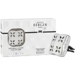 Maison Berger Paris Gift set car diffuser Cosy Silver + refill Cozy Musk