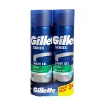 Gillette Gift set of shaving gels for sensitive skin 2 x 200 ml
