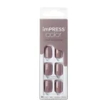Kiss Self-adhesive nails imPRESS Color Taupe Prize 30 pcs
