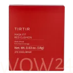 Tirtir Mask Fit Red Cushion 18 ml drėkinamojo poveikio &scaron;vytėjimo suteikiantis skystasis jumestuskreem
