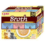 Inaba Churu BROTH Chicken Tuna Salmon Scallop 24x40g (960g)